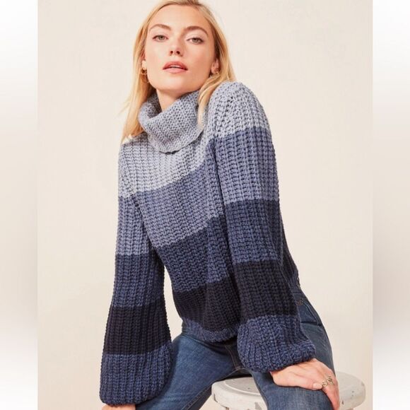 La Ligne X Reformation Knitted Colorblock Sweater - Picture 2 of 14